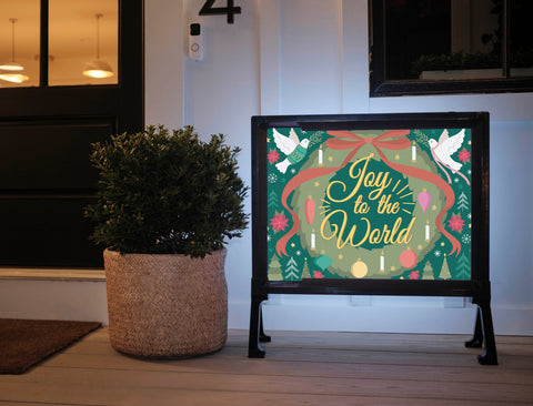 Joy To The World Yard Sign