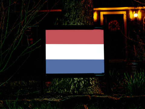 Flag Netherlands Yard Sign