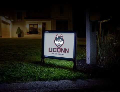 UConn Huskies Basketball Yard sign