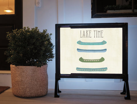 Lake House Inspired Lumilawn Sign