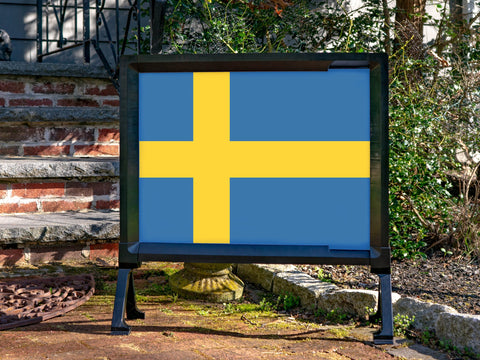 Flag Sweden Lumilawn Sign