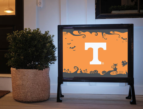 Halloween Tennessee T Orange Yard Sign