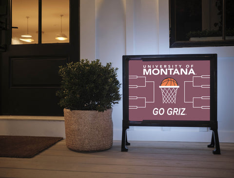 Montana Basketball Lumilawn Sign