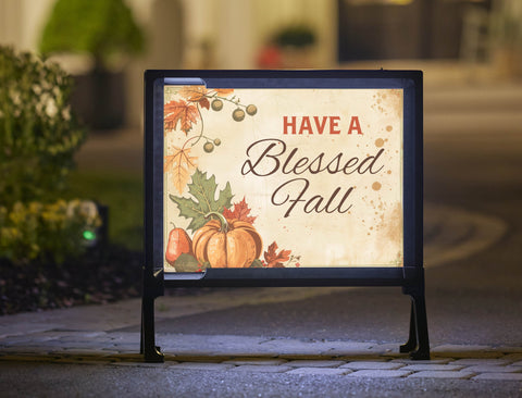 Have a Blessed Fall Yard Sign