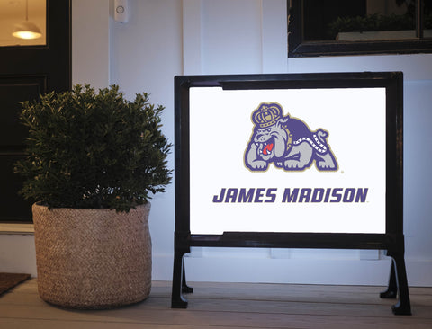 James Madison Duke White Yard Sign