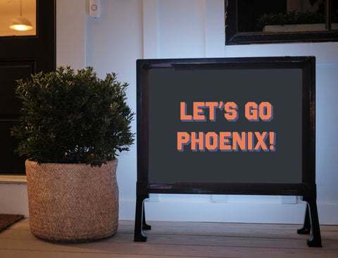 Phoenix Professional Basketball Yard Sign