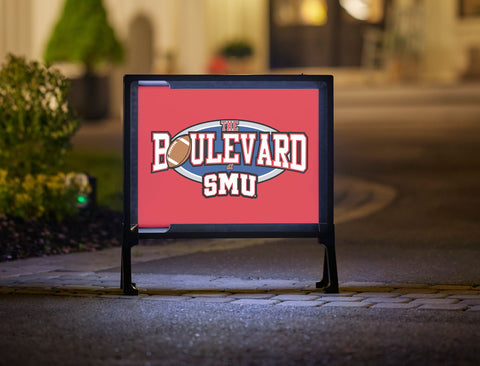 SMU Boulevard Yard Sign