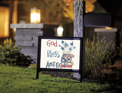 God Bless America Yard Sign