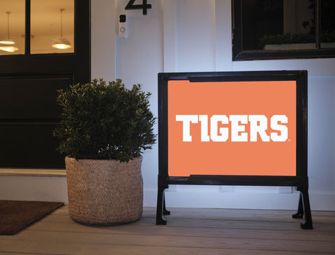 Clemson Tigers Orange Yard Sign