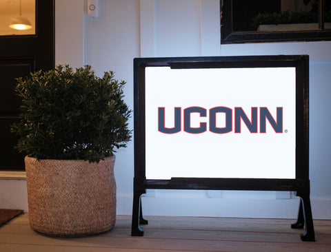 UConn Color Block Yard Sign