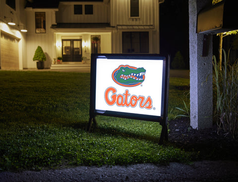 Florida Gators White Lumilawn Sign