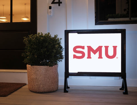 SMU Red Yard Sign