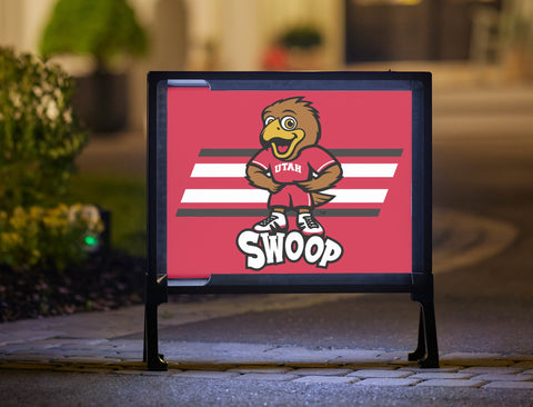 Utah Swoop Utes Yard Sign