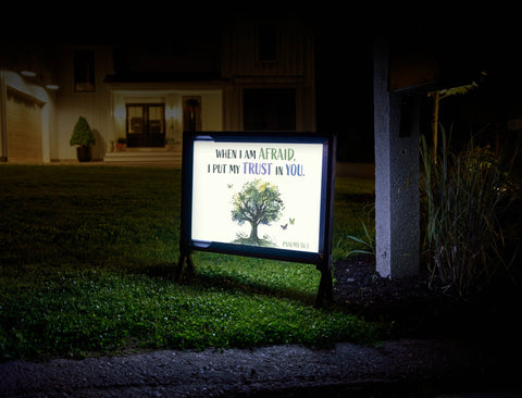 I Put My Trust In You Yard Sign