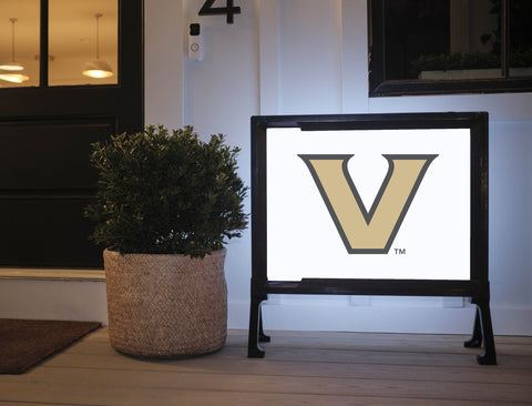 Vanderbilt University Athletic Mark White Yard Sign