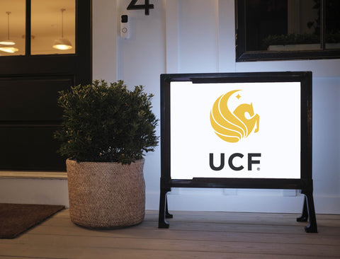 UCF Institutional Mark White Yard Sign