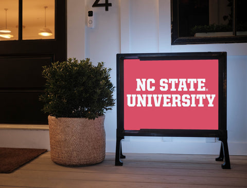 NC State University Red Yard Sign