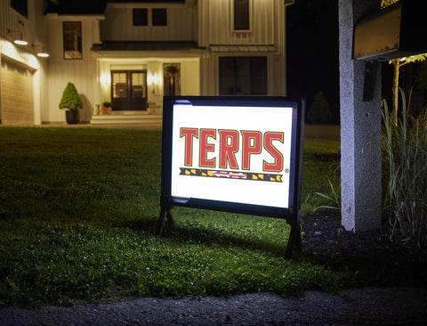 Maryland Terps Mark White Yard Sign