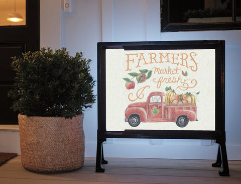 Fall Inspired Farmers Market Yard Sign