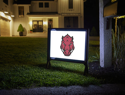 Arkansas Razorbacks Athletics Mark White Yard Sign