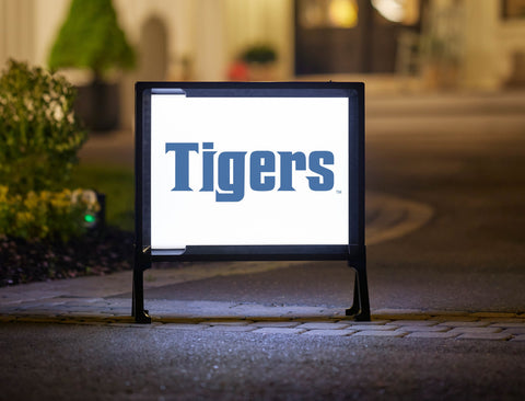 Memphis Tigers White Yard Sign