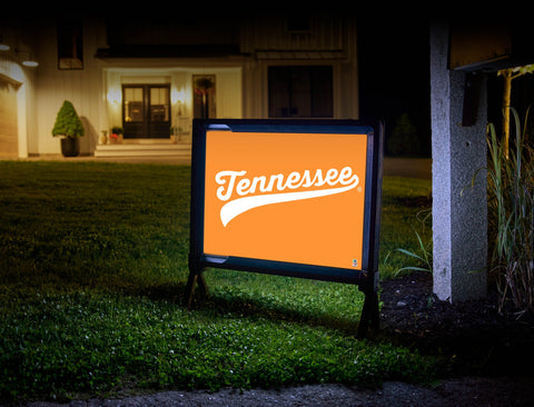 Tennessee Vols Underline Orange Yard Sign