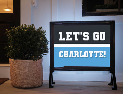 Charlotte Professional Soccer Fandom Yard Sign