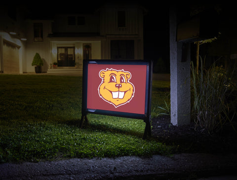 Minnesota Goldy Maroon Lumilawn Sign