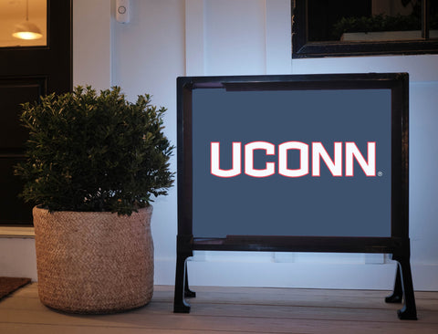 UConn Color Block Yard Sign