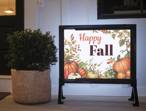 Happy Pumpkin Patch Fall Yard Sign