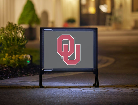 Oklahoma Athletics Mark Gray Yard Sign