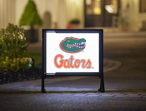 Florida Gators White Lumilawn Sign