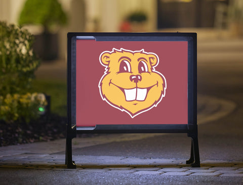 Minnesota Goldy Maroon Yard Sign