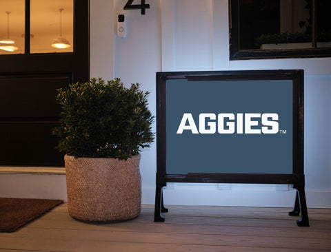 Aggie Blue Yard Sign