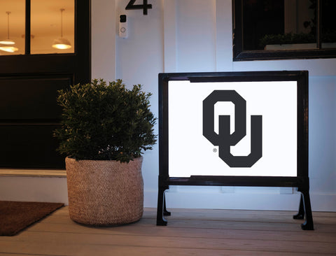 Oklahoma Black Athletics Mark White Yard Sign