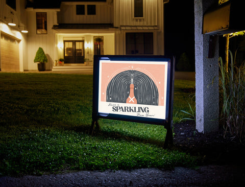 Have a Sparkling New Year Yard Sign