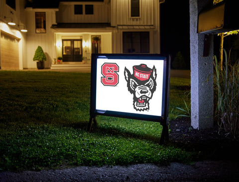 NC State Wolfpack White Yard Sign