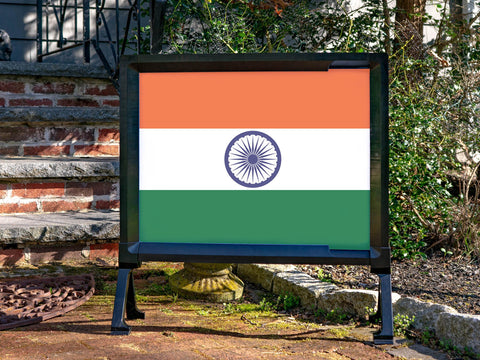 Flag India Yard Sign