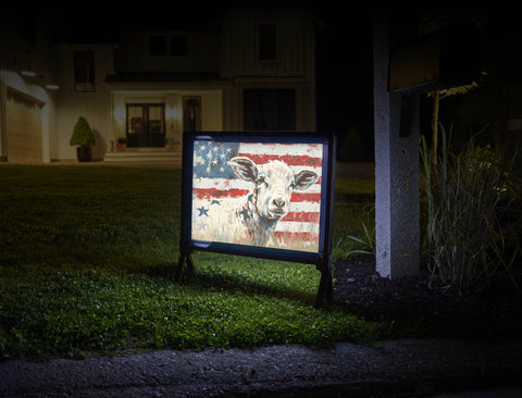 Patriotic SheepYard Sign