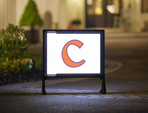 Clemson C Mark White Yard Sign