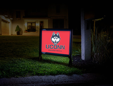 UConn Huskies Basketball Yard sign