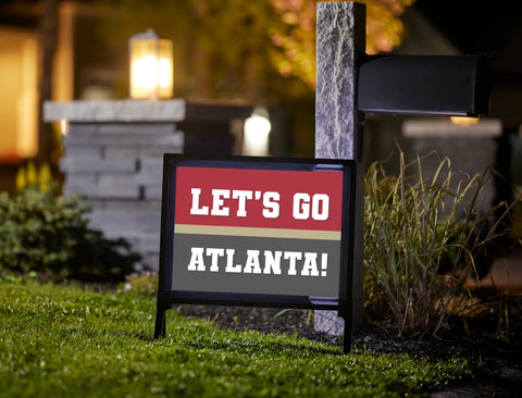 Atlanta Professional Soccer Fandom Yard Sign