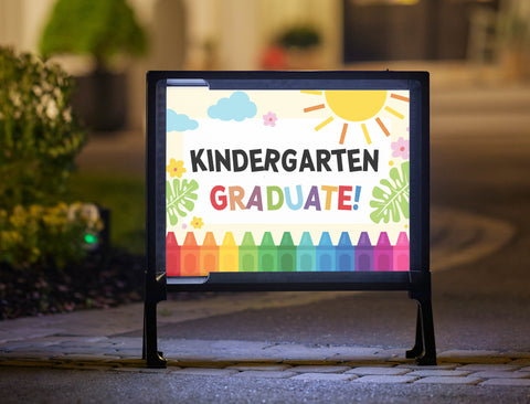 Kindergarten Graduation Yard Sign