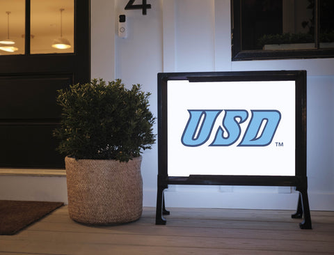 USD Torero Blue Mark White Yard Sign