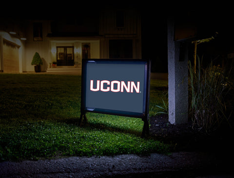 UConn Color Block Yard Sign