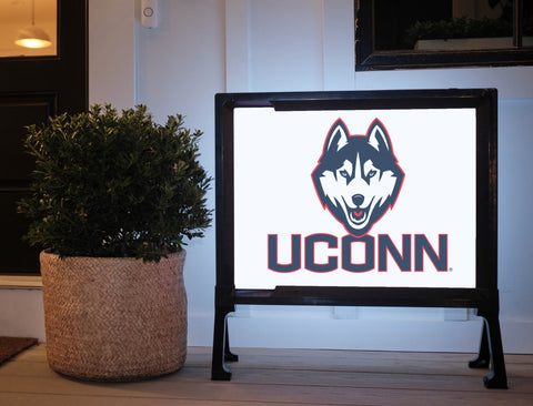 UConn Huskies Color Block Yard Sign