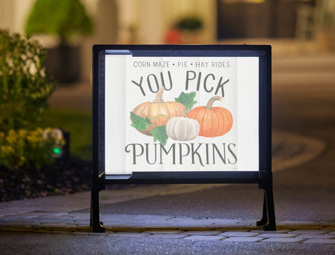 Fall at the Farm Yard Sign