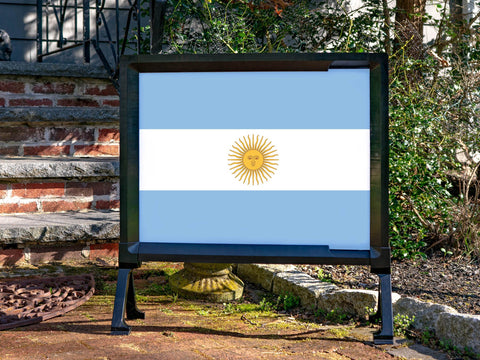 Flag Argentina Yard Sign