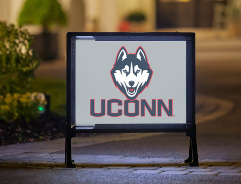 UConn Huskies Color Block Yard Sign