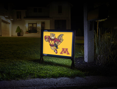 Minnesota Goldy Football Yard Sign